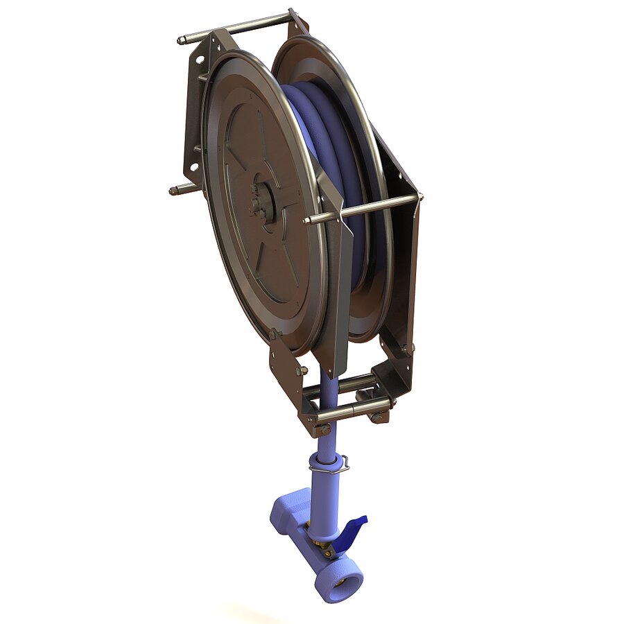 100.195 - 100.195 - CLEANING SET - Kuri Schlauchaufroller automatisch