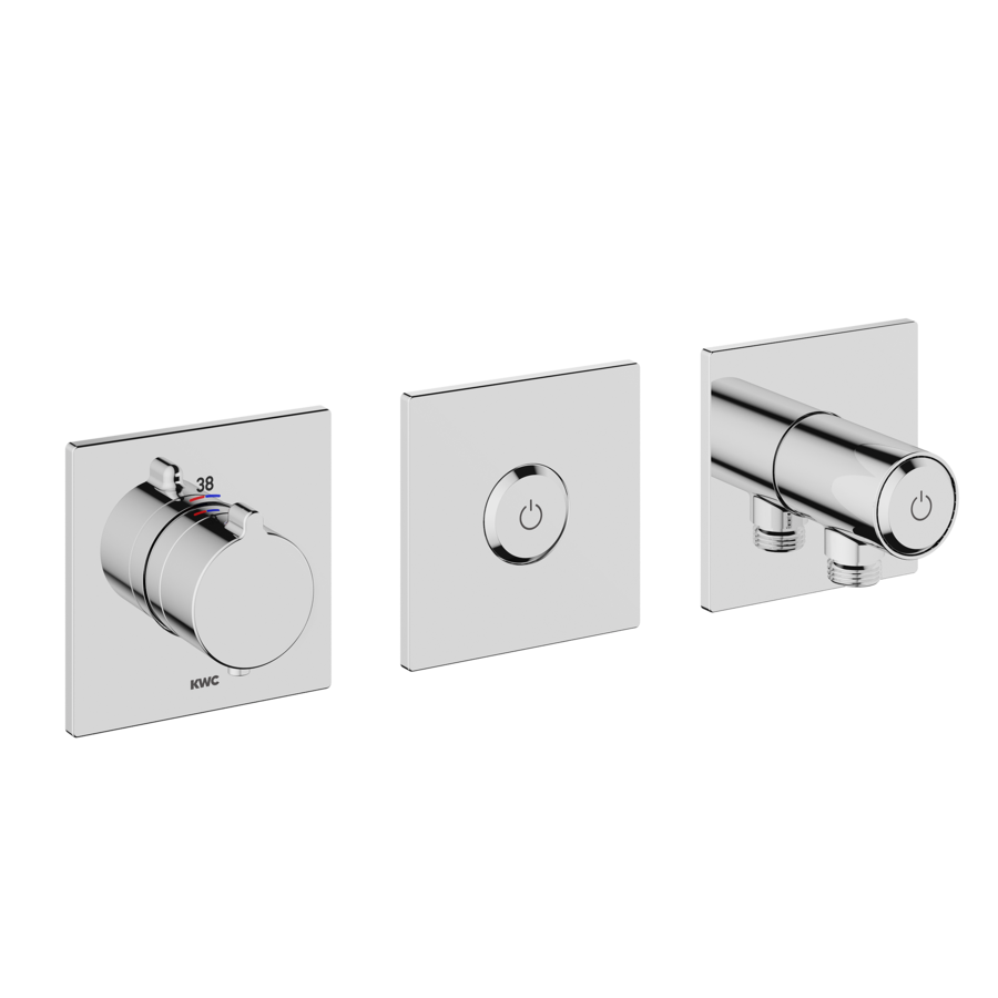 125300 - 20.004.853.000 - SHOWERCULTURE - Set de montage complet avec dispositif de sécurité DIN EN 1717 - mitigeur thermostatique - baignoire