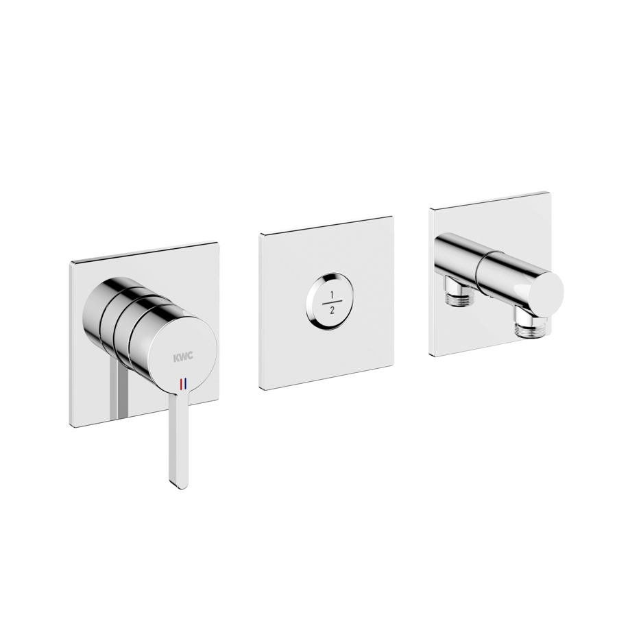 125435 - 20.544.550.000 - FIT - Afmontageset, met bescherming DIN EN 1717 - Eengreepsmengkraan - Badkuip