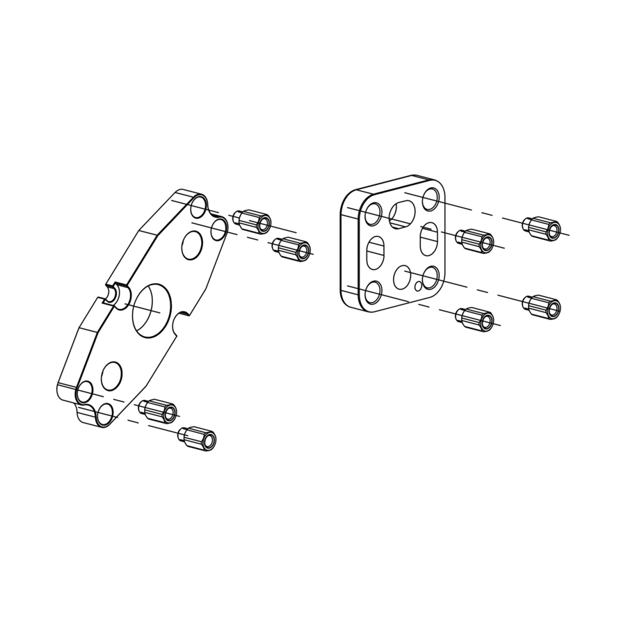 538808 - Z.538.808 - ACCESSOIRES - Verlängerungsset 10 mm, Thermostatmischer 1 Verbraucher