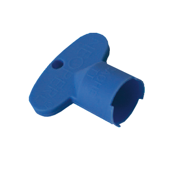 635966 - Z.635.966 - SPAREPARTS - Service Schlüssel Neoperl © Caché ©, SLIM TT, 18 mm, blau