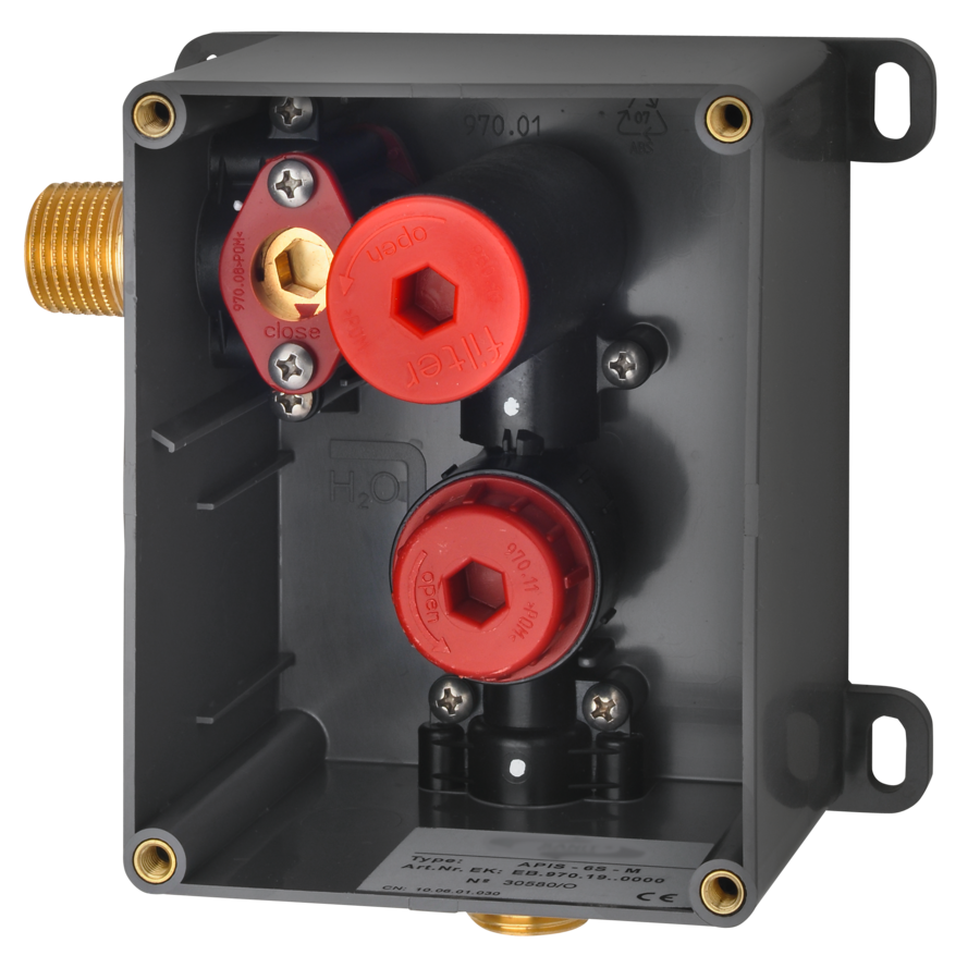 2000107414 - AQLN0006 - PROTRONIC - Basic installation kit for in-wall urinal flush valves