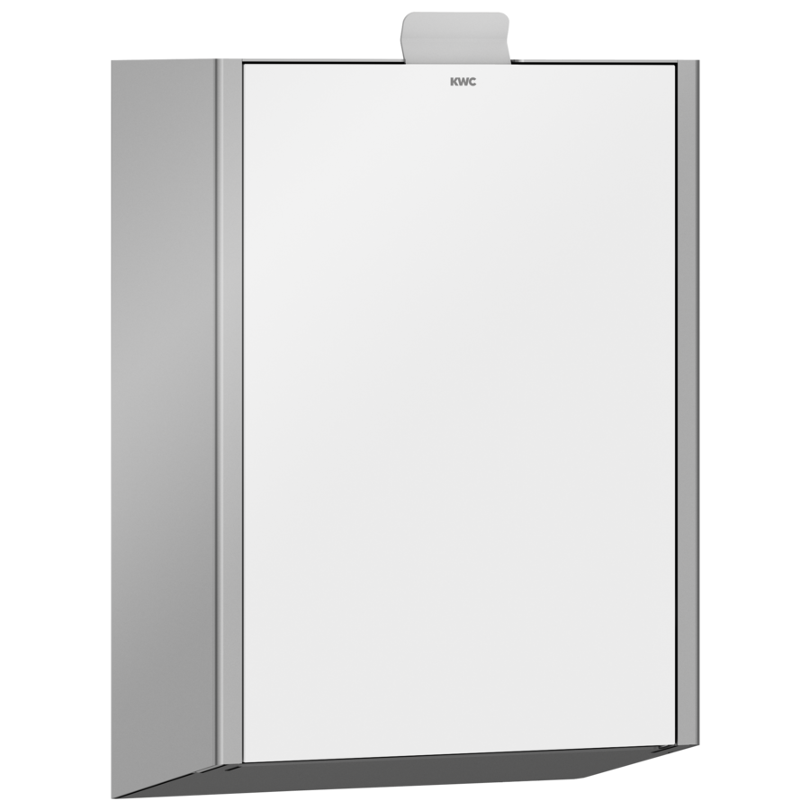 2030030111 - EXOS611W - EXOS - Plášť s povrchovou úpravou InoxPlus, čelní panel z bílého tvrzeného bezpečnostního skla
