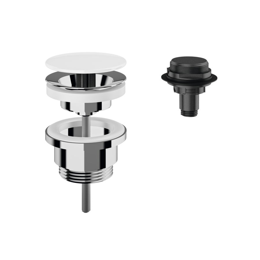 2030057339 - ZANMW0031 - RONDA - Dome waste valve, white